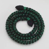 DreadLab - Bendable Spiral Dread Ties (80cm, Black with Green