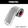 X AUTOHAUX 7cmx1 Meter Car Door Sill Protector Carbon Fiber