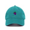 Tech Design Grape Baseball Cap Embroidered Cotton Adjustable Dad Hat