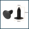 TUCKBOLD 6mm Hole Dia Plastic Rivets Fastener Fender Bumper Push