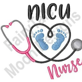 NICU NURSE Embroidered Face Mask