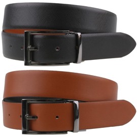 LLOYD Leather Reversible Belt 0813/05 Black/Brown, Length: 95 cm, Black / cognac.