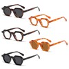 LJCZKA Blue Light Filter Glasses Men's Glasses Without Prescription Blue