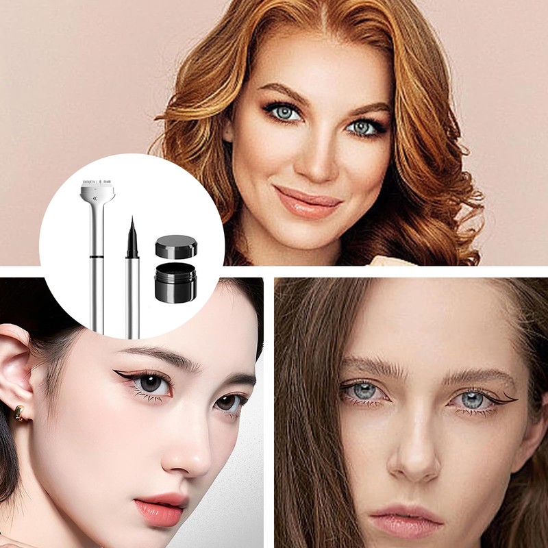 Lower Lash Stamp, Eyeliner Stamp Eyelash Stamp 2 in 1