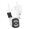 Outdoor WiFi Surveillance Camera 2 Lens Security PTZ IP Cam