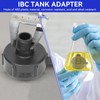 3PCS IBC Tonneau Adapter Set, 2" NPS Female to 3/4"