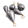 25 Pcs Fishing Sinker Weights Kit, Water Drop Shape Sea