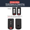 2-Pack Key Fob Cover Case for Mitsubishi Cars