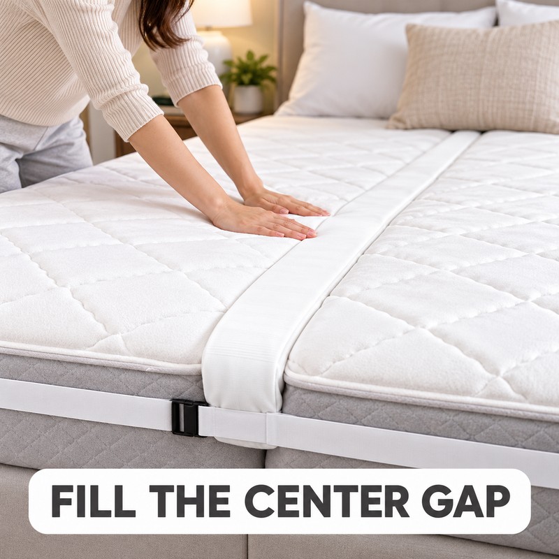 Twin to King Bed Bridge Converter Kit with 315 Inch