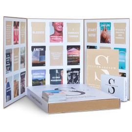 Self Imagined Vision Board Kit and App - Black & Hispanic Empowerment for Women & Men - Vision Board Supplies - Visualize & Create Vision Board Book - 200 Motivational Image, Affirmation, Quote Cards