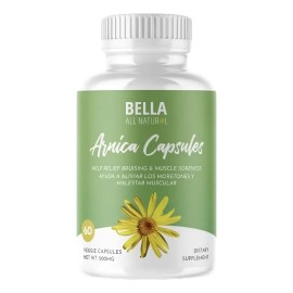 Cápsulas De Árnica Bella All Natural - Alivio Morete Y Dolor