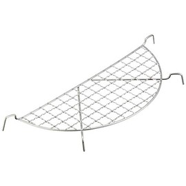 Endoshoji ATV04030 Professional Half Moon Tempura Crimp Net, for 11.8 Inches (30 cm) Pot, Stainless Steel