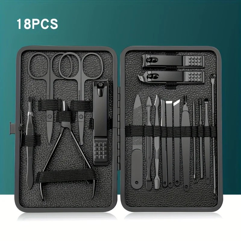 Professional Manicure & Pedicure Nail Care Set – Stainless Steel