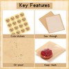 120 Pack Cookie Bags with Seal, 5.7x6.5 Inch Self Sealing