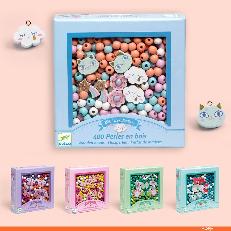 Djeco DJ09808 - Perline e Gioielli per Bambini più Grandi,