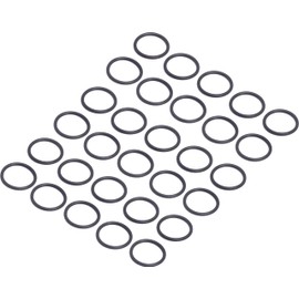 Audiofan O-Ring, Fluorine Rubber Sealing Gasket, Outer Diameter 0.8 x 0.7 x 0.07 inch (21 x 17 x 2 mm), 30 Piece Set