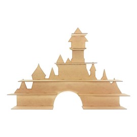 Repisa Estanteria Para Juguetes Castillo Mdf 6 Mm