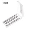 QUARKZMAN 3 Piece Hand Tap Set, 1/4-20 UNC Taper/Male/Basic Thread