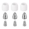 sourcing map 9pcs P80 Plasma Cutter Nozzle Electrodes and Shroud