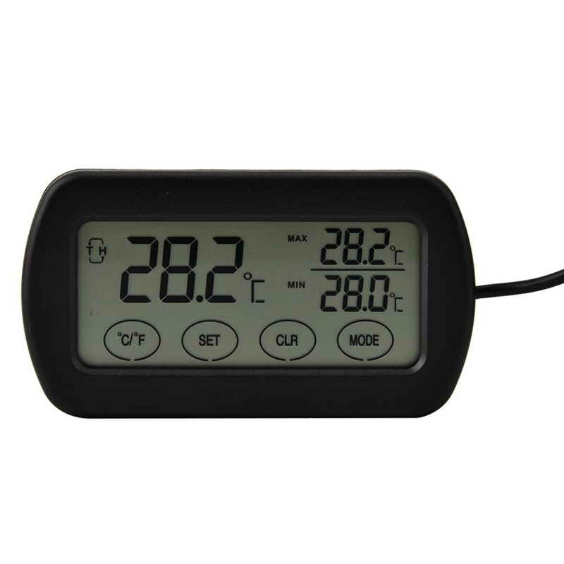 LCD Display Egg Incubator Reptile Tank Digital Thermometer Hygrometer