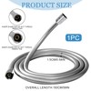 Shower Hose 1.5 m Silver PVC Universal Shower Hose PVC