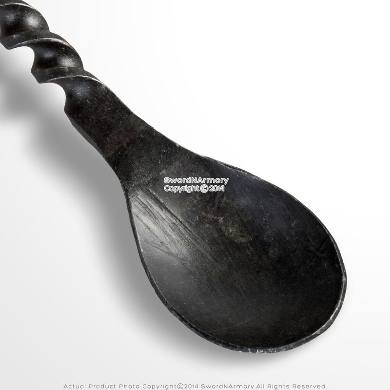 Munetoshi Handmade Medieval Iron One Piece Fork Spoon Knife Utensils