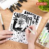 Shuttle Art Black Paint Pens, 20 Pack Fine Tip Acrylic