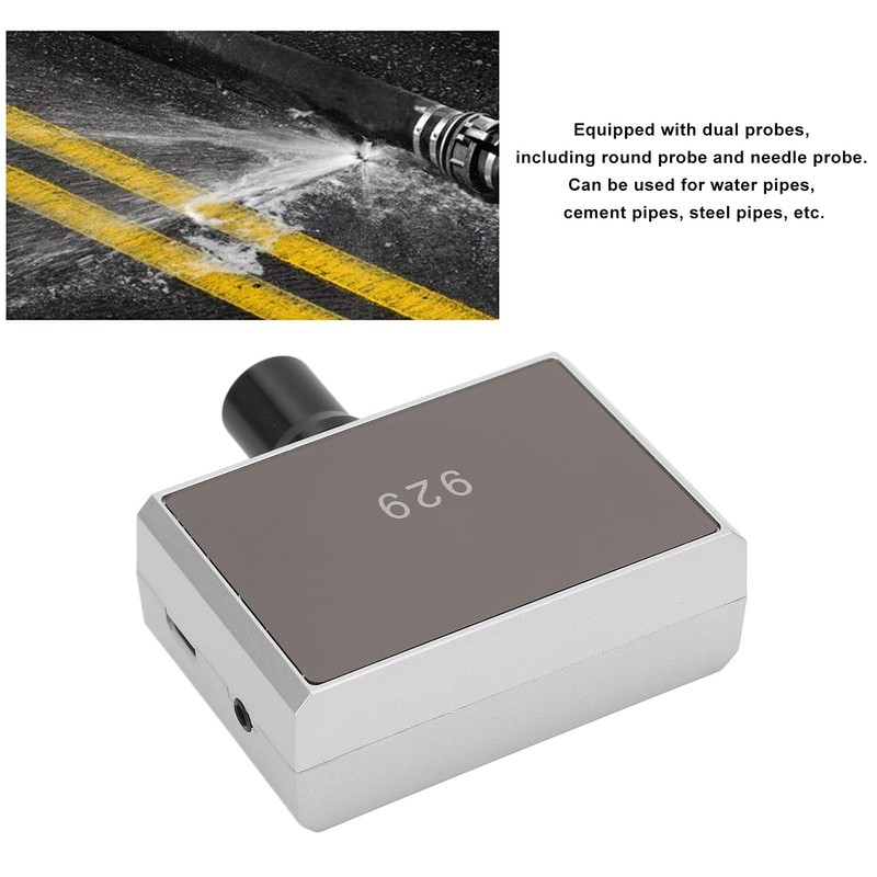 Water Leakage Detector, Underground Pipeline Leak Detection Tool, Compact &