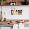 Suction Cup Refrigerator Rack Organizer Acrylic Refrigerator Storage Shelf for
