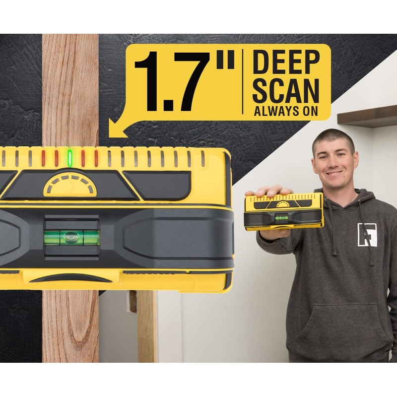 Franklin Sensors Prosensor M210 Stud Finder With 13-Sensors, Wood &