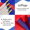 WEITBF 12 Pack 8×12 Inch Philippines Flags Small Filipino Philippine
