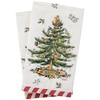 C.R. Gibson Disposable Paper Towels and Dinner Parties Candy Cane