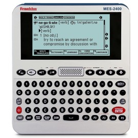 Franklin MES-2400 Digital Talking Dictionary, Multi-Language Translator, Talking Phrase Book & More