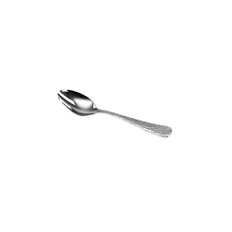 Solex Lena Hammered Effect Dessert Spoons Set of 6