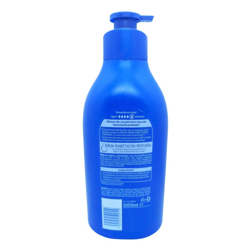 Nivea Milk Nutritiva Crema Corporal Nutrición Piel Extra Seca