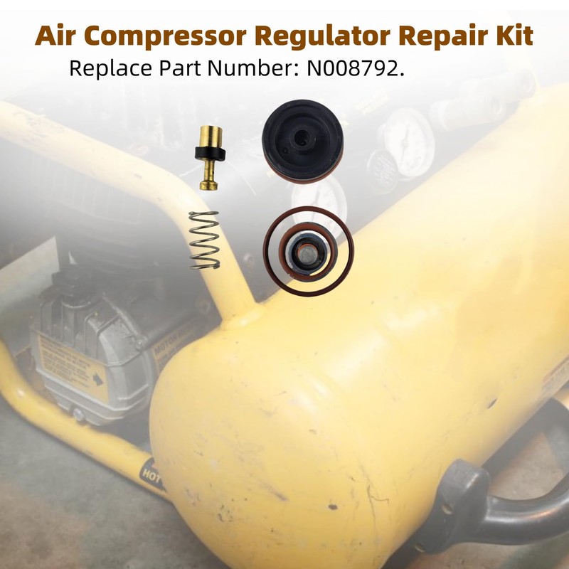 Narcilors N008792 Air Compressor Regulator Repair Kit, Replacement for Porter