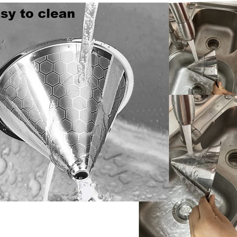 Pour Over Coffee Dripper, Reusable Coffee Filter Durable Stainless Steel