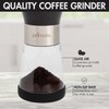 Primula Manual Adjustable Burr Coffee Grinder-Ceramic Mill & Brushed Stainless