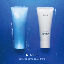 RMK Marine Blue Spa Scrub (100g/Gel Scrub) Home Care Spa Treatment (Corneum/Exfoliates/Pores/Blackheads) Scrub Face Wash