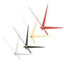 TEHAUX 4Sets Metal Clock Hands Replacement Kit for DIY Wall Clock Projects Easy to Install Durable Material for Clock Repair and