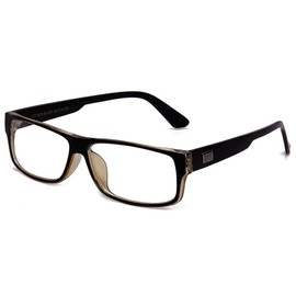 Newbee Fashion - "Kayden" Retro Unisex Plastic Fashion Clear Lens Glasses