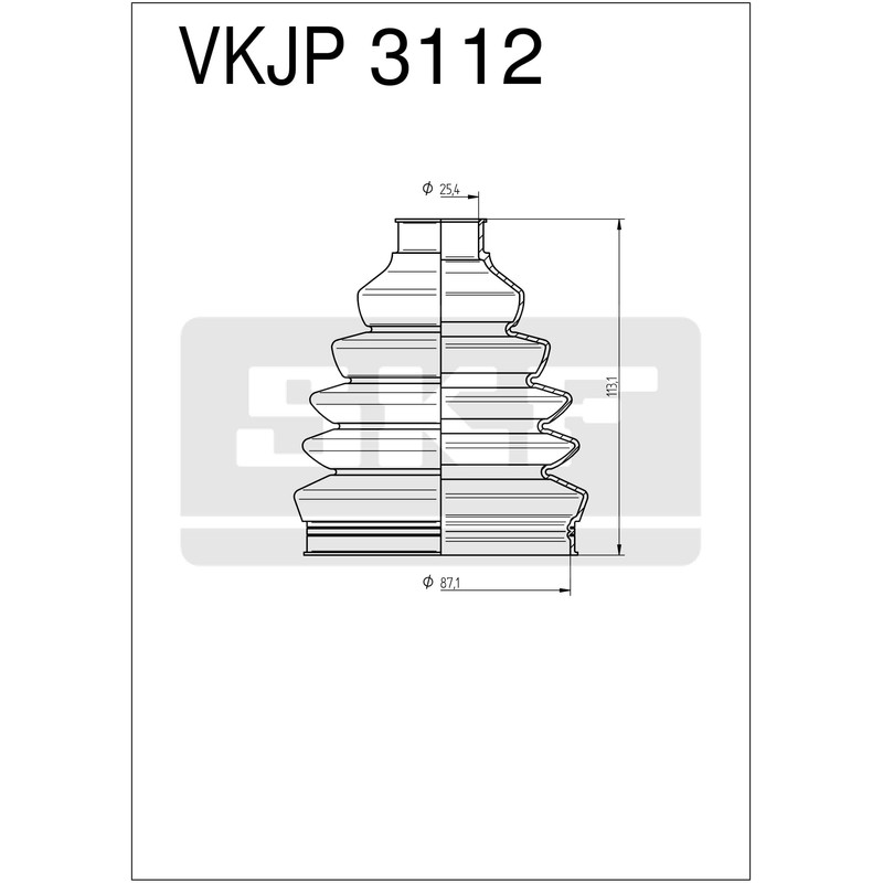 SKF VKJP 3112 Boot kit