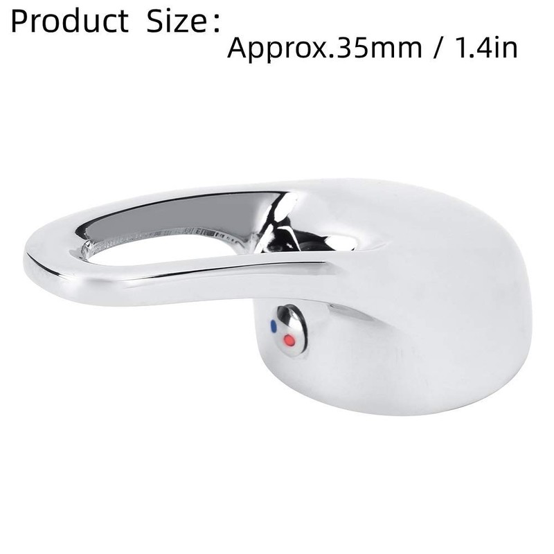 Cafopgrill Faucet Tap Handle, 35mm Zinc Alloy Basin Mixer Faucet