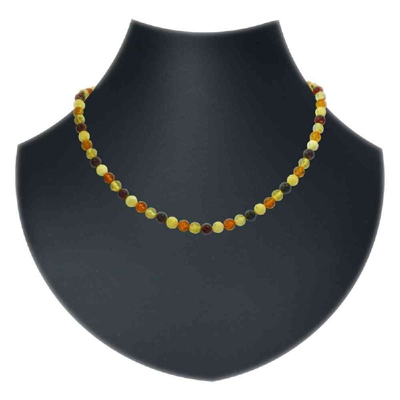 InCollections 2460440013L850 Ladies' Beaded Necklace Amber 42 cm