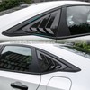 Thenice for 11th Gen Civic Rear Side Window Louvers Racing