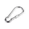 Pack of 8 DIN 5299D Carabiners Galvanised Steel 7 x