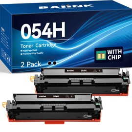 BAIINK Compatible 054H Toner Cartridge Black Replacement for Canon 054 054H Toner Cartridge Compatible with Color ImageClass MF644Cdw LBP622Cdw MF642Cdw MF641Cdw MF641Cw Printer, 2-Black