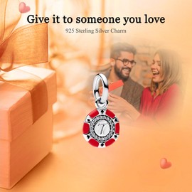 Rimgoris 925 Sterling Silver Women Bracelets Necklace Lucky Numbers Seven Pendant Women Bracelet Charm Mother's Day with Zirconia