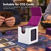 Trading Card Deck Box for 120+ Single-Sleeved Cards – Magnetic