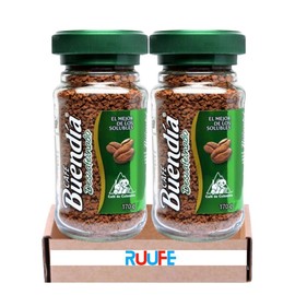 Buendia Instant Coffee Decaffeinated Coffee (2 Pack) 100% Colombian Coffee- Café 5.9 oz - Cafe Instantaneo Descafeinado Cafe Colombiano Colombian Coffee